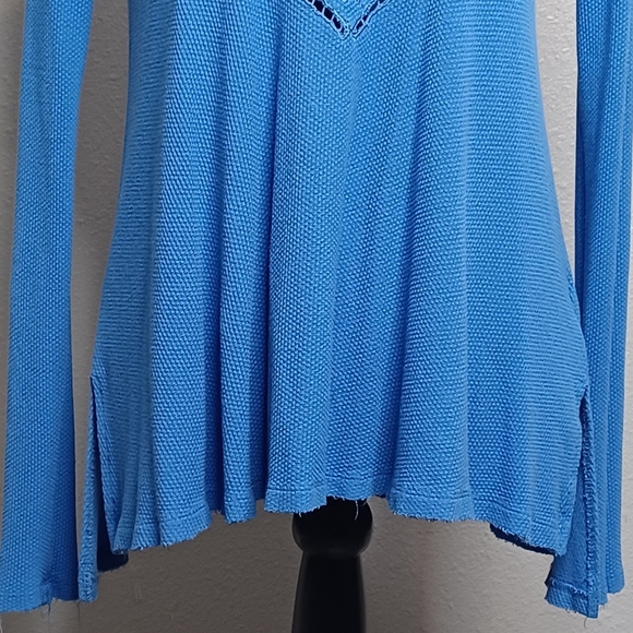 Free People Moonrise Cutout Boho  Long-sleeve Thermal Top - Picture 7 of 14